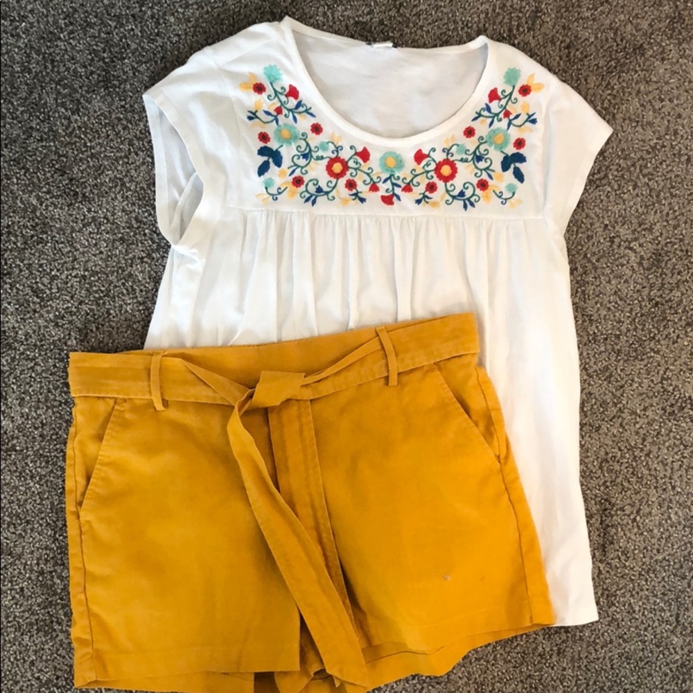 J.Crew Factory Tee and Shorts